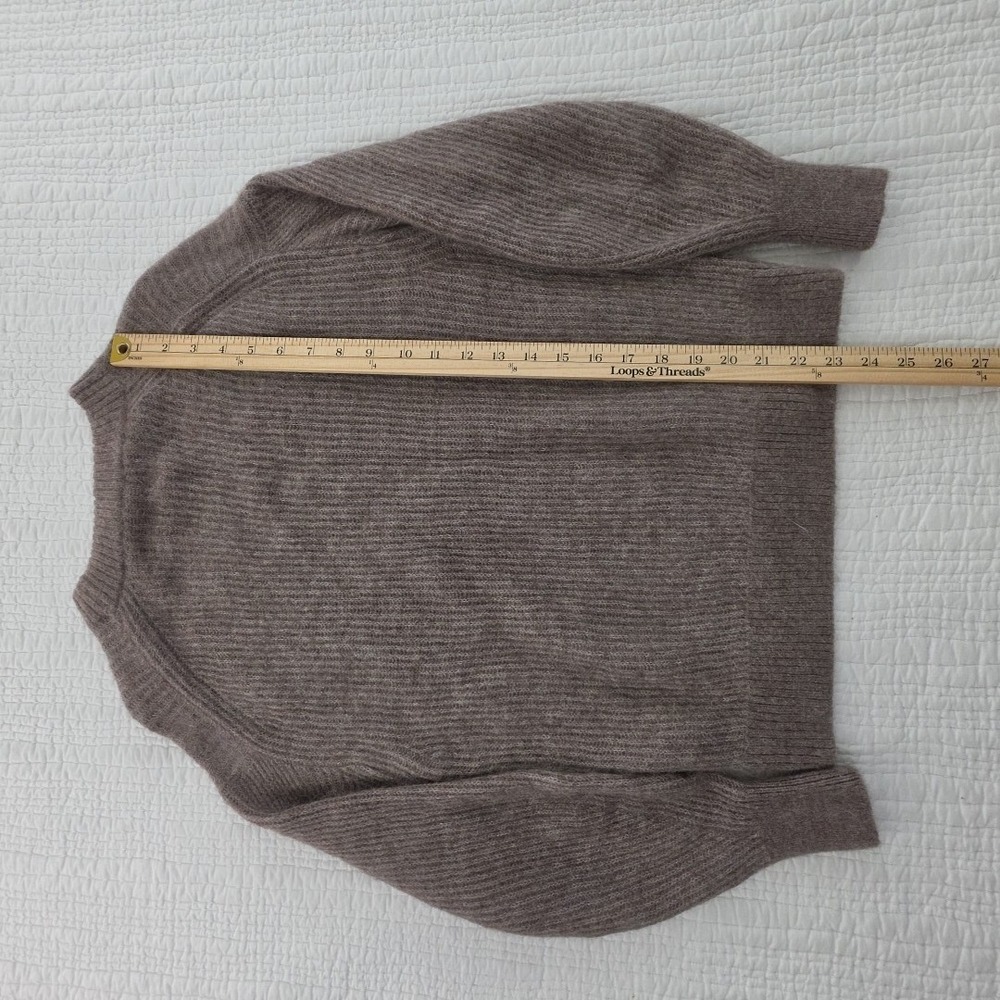 Everlane Alpaca Cocoon Crew Sweater Womens S Gray NWOT Oversized Wool Blend - Picture 13 of 14